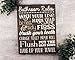 Elegant Signs Bathroom Rules Sign Rustic Kids Art Wall Decor