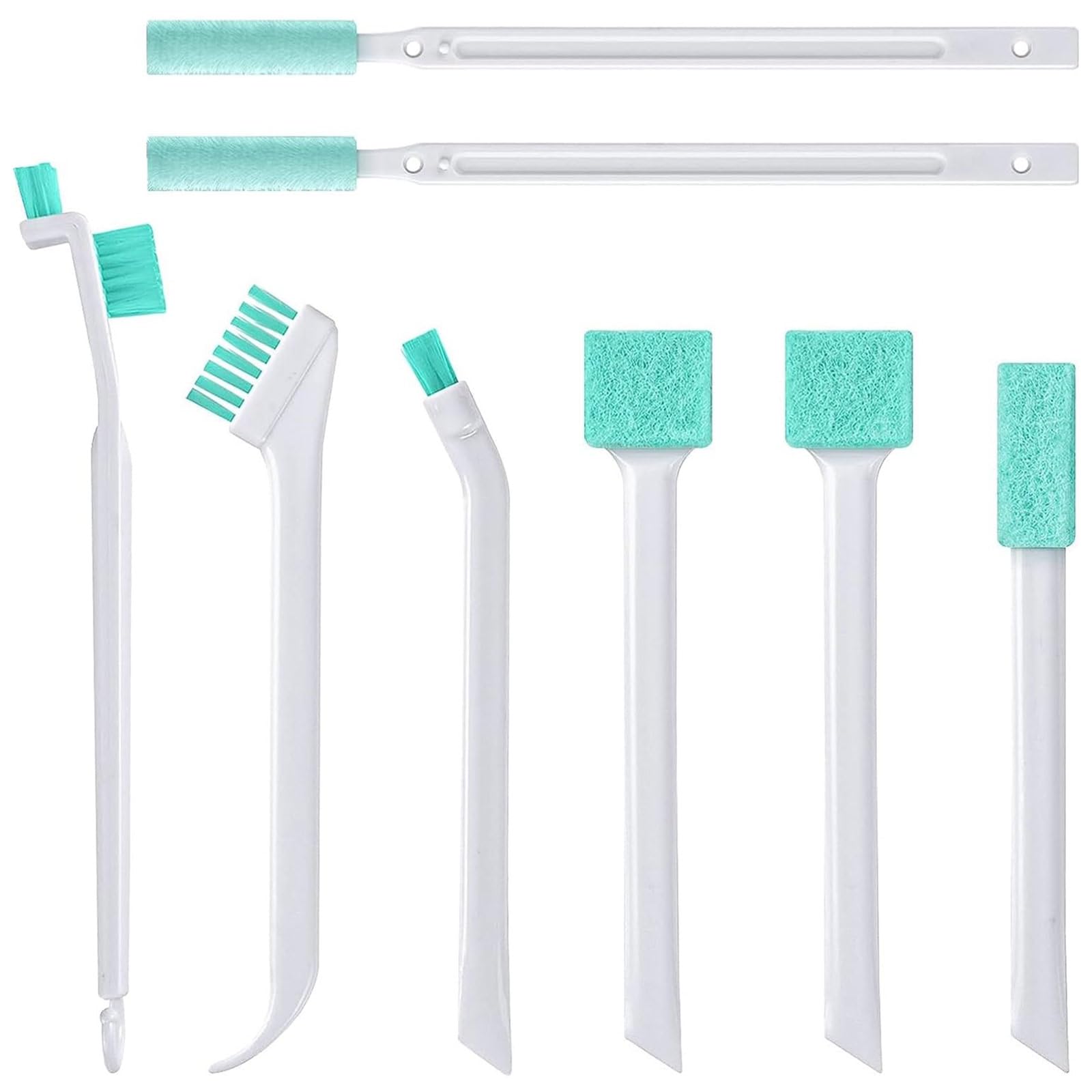 8Pcs Small Cleaning Brushes for Household,Crevice Cleaning Tool Set for Window Grooves Track Humidifier Keyboard Bottle Door Car Vent, Tiny Detail Cleaner Scrub Brush Gaps Corner Tight Space