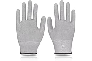 BIKIBOON Conductive Gloves Faraday Cage Anti-Radiation RF Shielding Protection for Hands and Wrists Use with Touch Screens, K