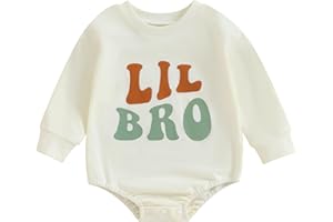 Cevoerf Big Brother/Sister Little Brother/Sister Matching Outfits Infant Toddler Baby Girl Boy Sweatshirt Romper/Shirt Top