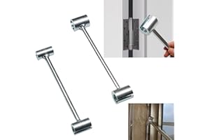 GENERIC Door Hinge Adjustment Tool,Hinges Gap Adjusting Wrench, Door Hinge Repair Tool, Inner Diameter Ranging from 0.55in to 1in (All) (Small)