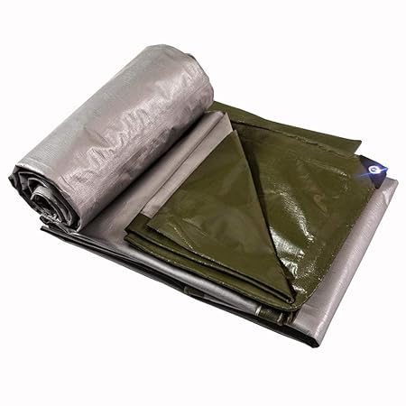 LJFPB Abdeckplane Verdickte Plane Doppelseitig wasserdicht Wasserdichte Plane aus Polyethylen PE UV-Schutz Garten im Freien -