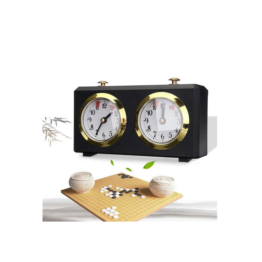 Kexle Analog Chess Clock - Chess Clock Game Timer Portable & Professional Mechanical Chess Clocks Ga