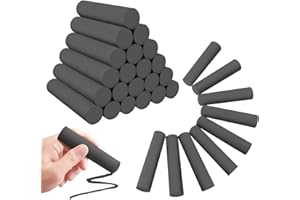 FELIZROCA 50 Pack Black Chalk, Washable Sidewalk Chalks for Kids Non-Toxic Jumbo Chalk for Outdoor Art Play, Colored Chalk for Painting on Chalkboard, Blackboard and Playground