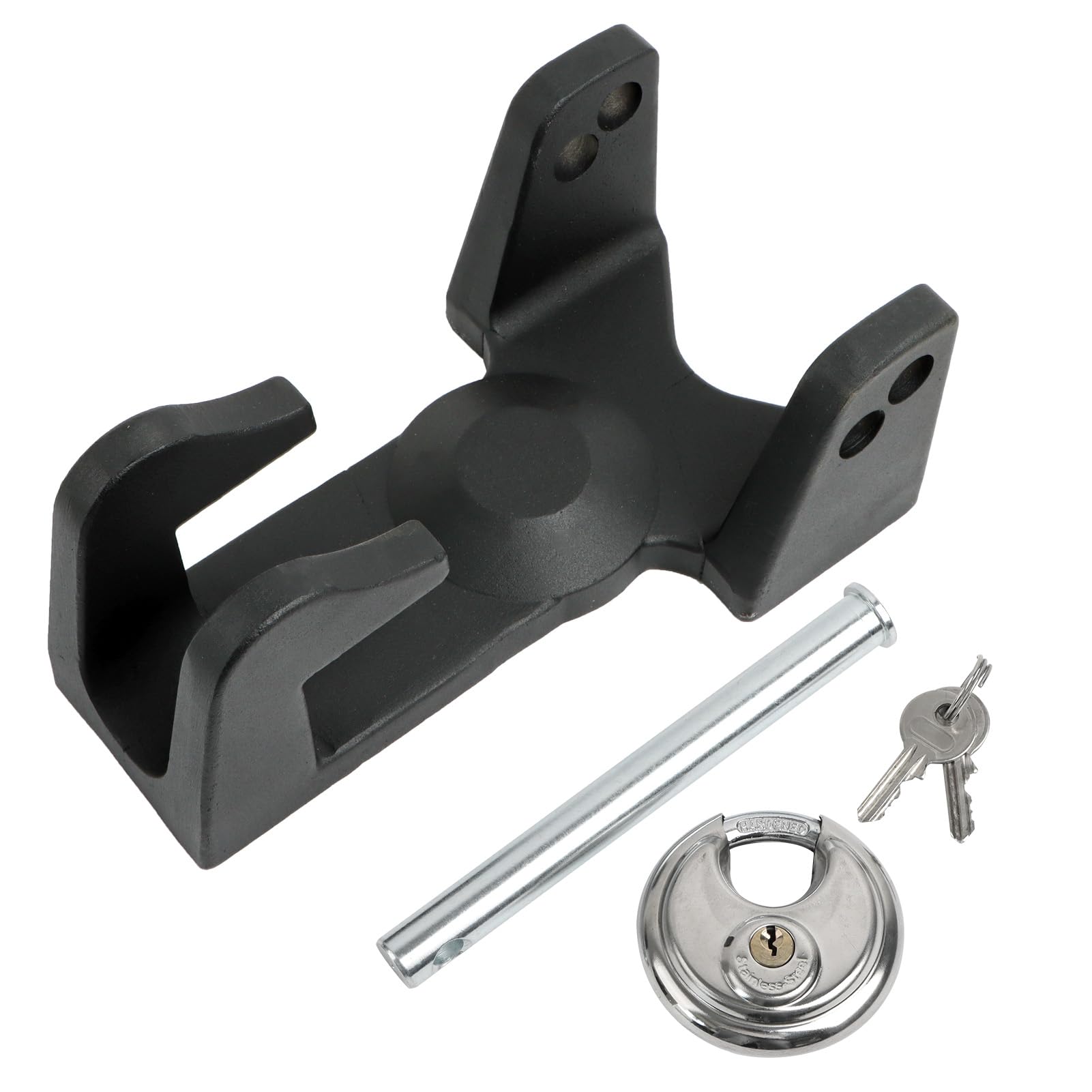 Photo 1 of Gooseneck Hitch Lock - Easy to Install Trailer Hitch Lock - Durable, Pressure-Resistant, & Anti-Theft tl-50 Model for rv, Logistics & Animal Husbandry