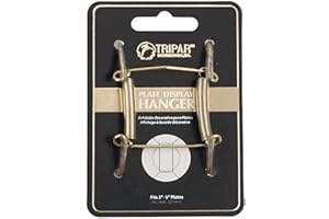 TRIPAR 3-5 Inch Brass Plate Wire Wall Plate Hanger