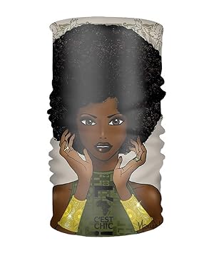 Amazon Com Magic Scarf Afro Natural Hair Art Headband Comfy Face