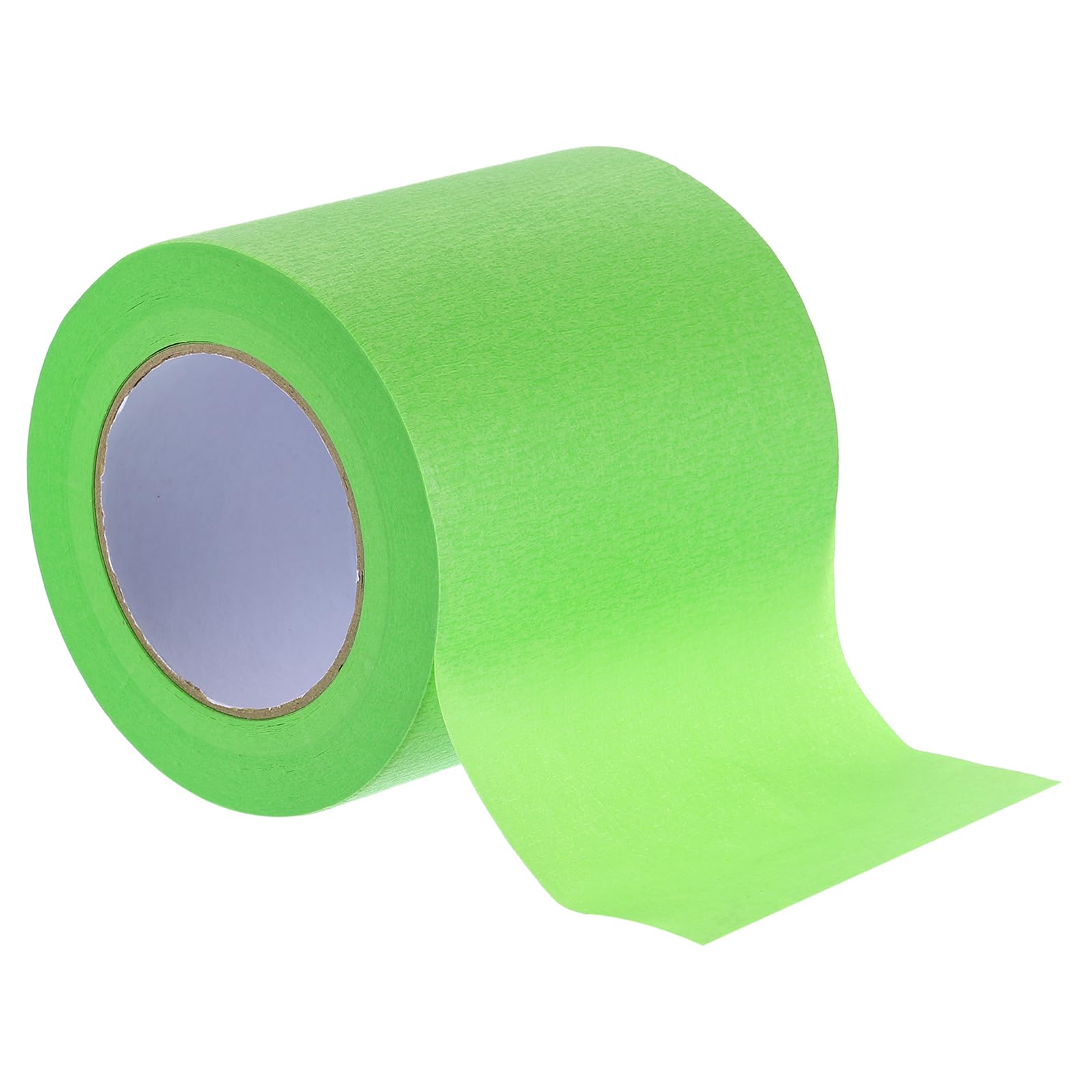 Rebower Masking Tape Green Painters Tape Paper Tape [for Crafts DIY Walls Painting Packing Automotive Home Decoration Teaching]- 5 Inch x 60 Yards/1 Roll