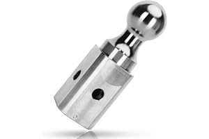 Souyou GNXA2000 Gooseneck Turn Over Ball 2-5/16" Replacement Gooseneck Hitch Ball Compatible with B&W Trailer Hitches-1 Year Warranty (Chromed)