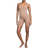 SPANX ASSETS Cami Mid-Thigh Bodysuit - Seamless Lightweight Sculpting - Women's Body Shaper for Tummy Control