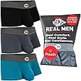 Real Men Bulge Enhancing Pouch Underwear for Men – 1, 3 and 6 Pack Set - Modal Boxer Briefs ABCD Pouch