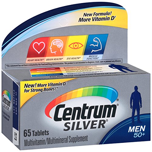 Centrum Silver Men Multivitamin/Multimineral Supplement (65-Count Tablets)