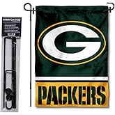 Green Bay Packers Garden Flag with Stand Holder