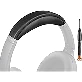 SOULWIT Headband Cover for Sony WH-1000XM3 (WH1000XM3) Headphones, Replacement Headstrap Pad Repair Part (Black)