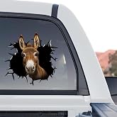 Farm Animal Stickers Sea Animal Sticker Zoo Animal Decal Cute Face Car Decal (Donkey Stickers)