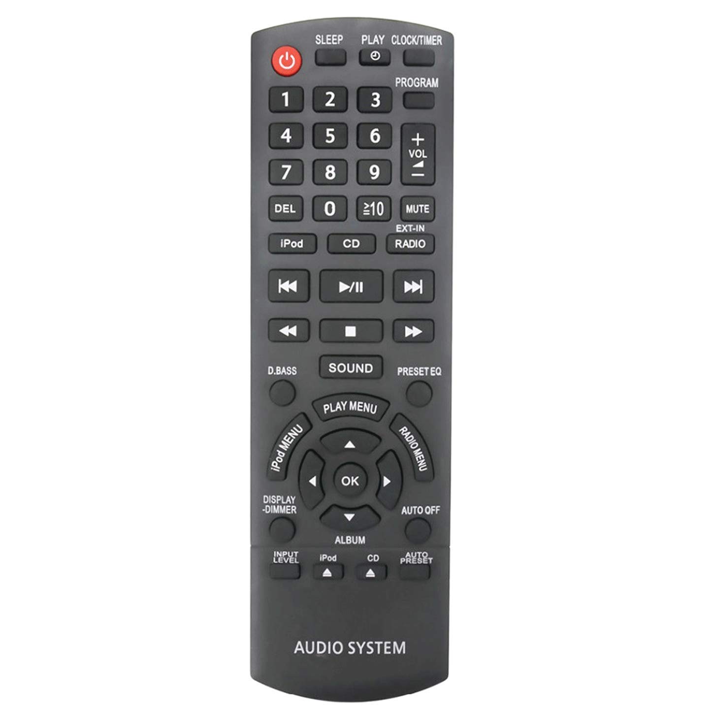 VINABTY N2QAYB000641 Remote Control fit for Panasonic SC-HC35 SA-HC35 Stereo System