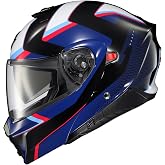 ScorpionEXO GT930 Modular Open Full Face Transformer Motorcycle Helmet | Dual Open Full Face Transformer Motorcycle Bluetooth Ready Speaker Pockets DOT ECE P/J Approved