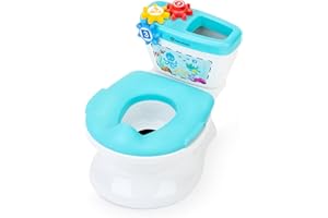 Baby Einstein Geared for Success 2-in-1 Potty Training System, Toilet & Potty Seat Included, Ages 18+ Months, with Music and Spinning Gears