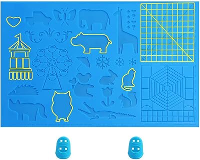 Shiwaki 3D Silicone Pad for 3D Drawing Pen - Animal Pattern, 41.5x27.5cm