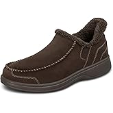 Orthofeet Men's Orthopedic Leather Vito Hands-Free Slipper