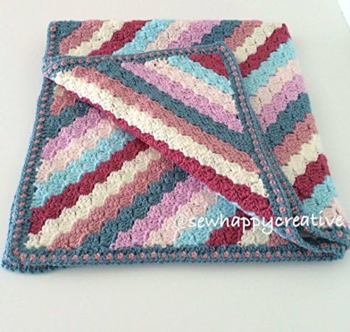 Crochet Baby Blanket, new baby,cot, pram, buggy, car seat, nursery, baby shower gift, christening gift, moses basket crib .