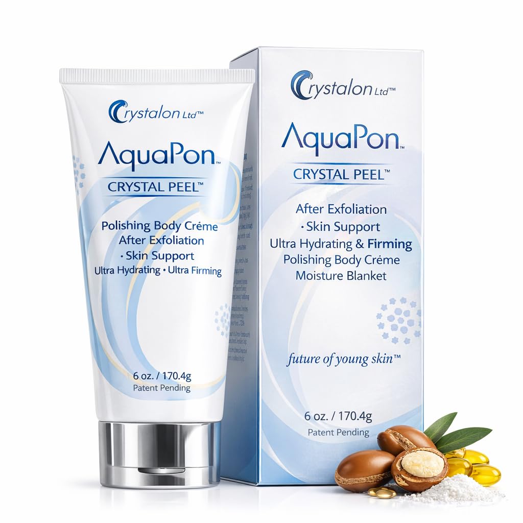 CRYSTAL PEEL AQUAPON 6 OZ AFTER EXFOLIATION HYDRATING & FIRMING BODY CREME