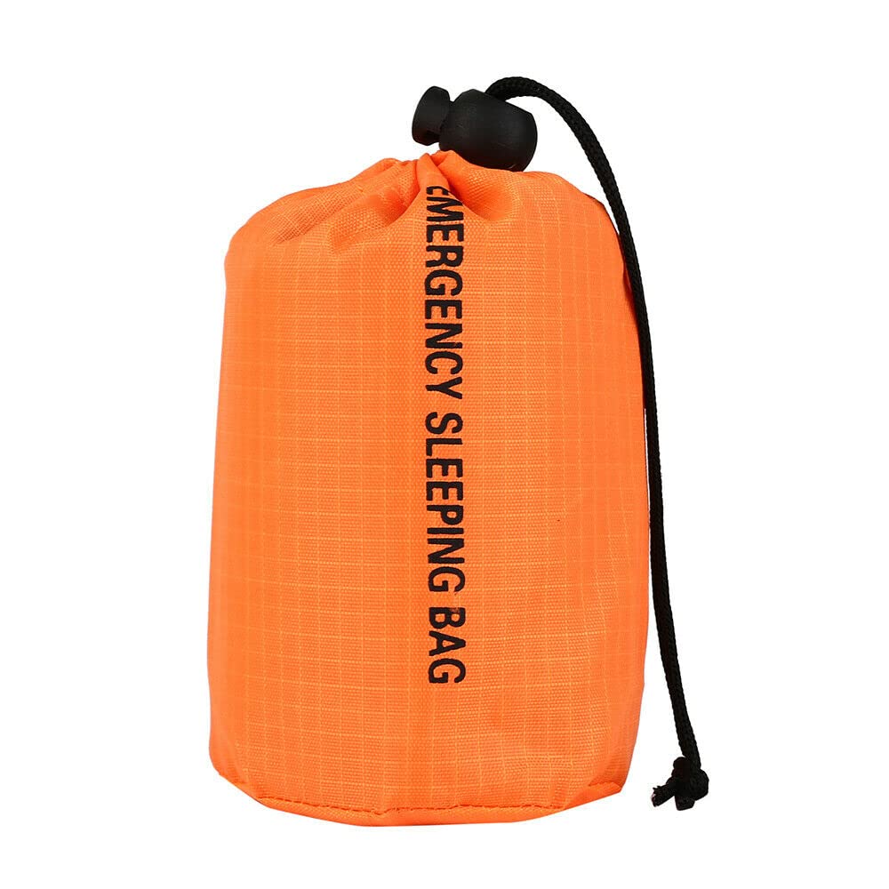 Riloer Emergency Sleeping Bag, Multipurpose Life Saving Emergency Bag, Outdoor Emergency Hot Waterproof Sleeping Bag