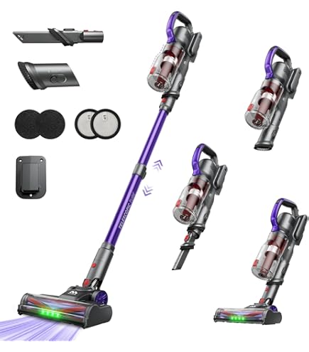 HONITURE S13 Pro Cordless Vacuum Cleaner, 450W 38KPA Vacuum