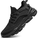 Men's Slip on Walking Shoes Tennis Running Sneakers Lightweight Breathable Casual Soft Sole Comfort Work Gym Trainers