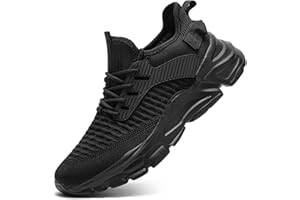 KAPSEN Men's Slip on Walking Shoes Tennis Running Sneakers Lightweight Breathable Casual Soft Sole Comfort Work Gym Trainers