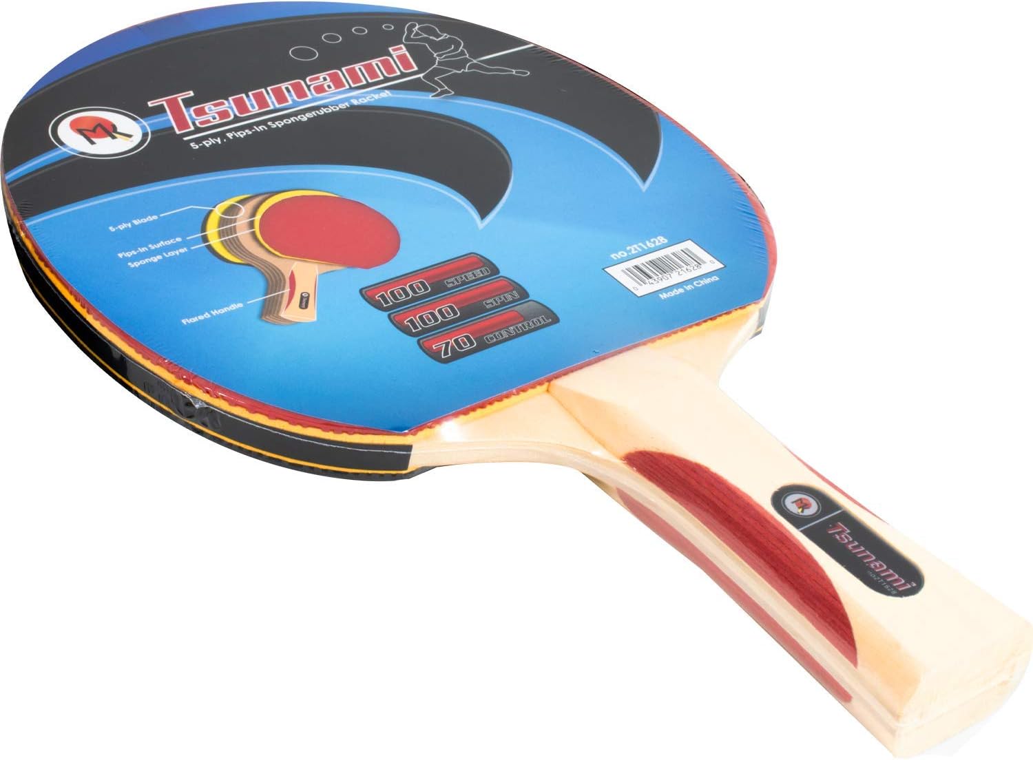 ping pong paddle for spin
