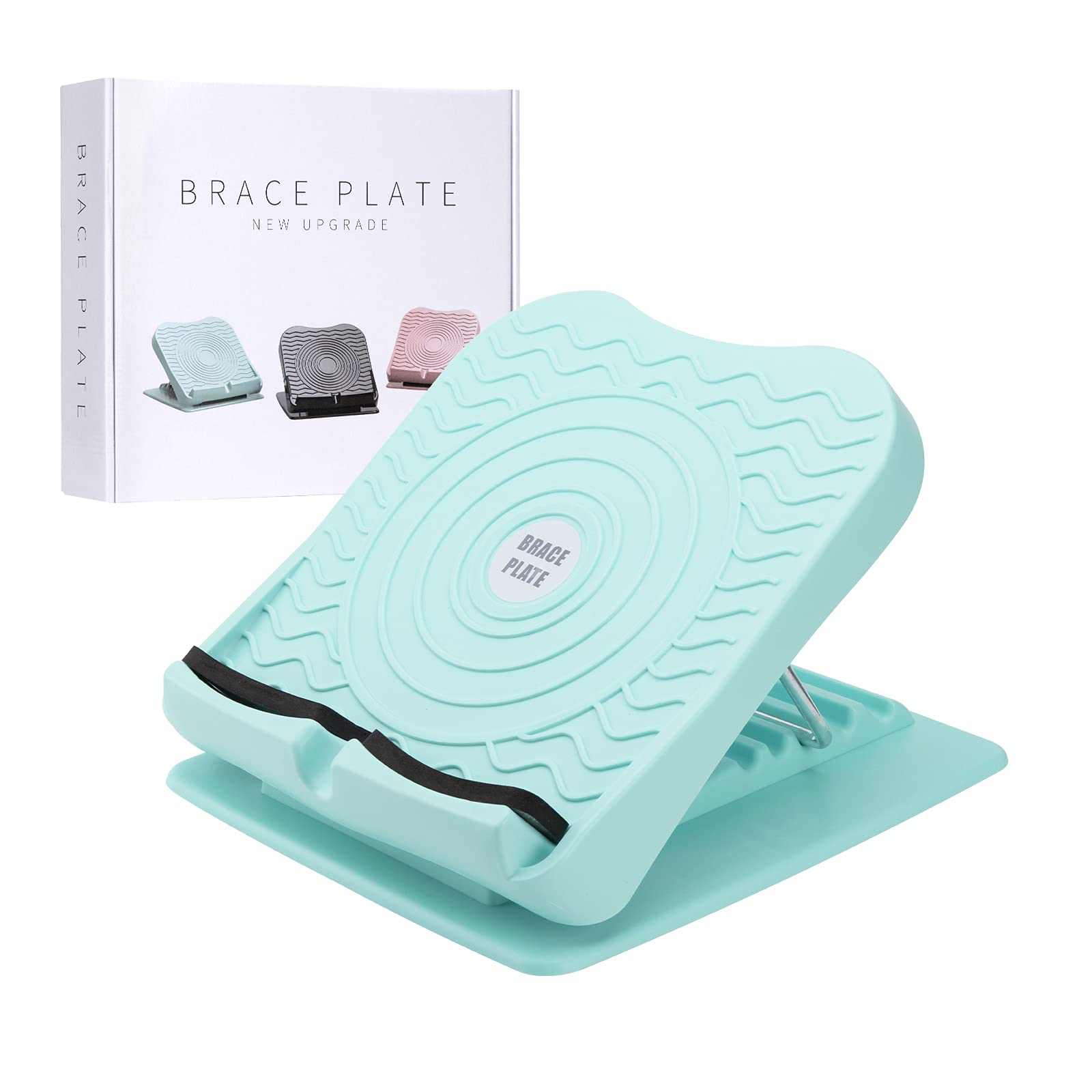 Latauar Adjustable Stretch Board, Slant Board - Non-Slip Balancing Fitness Pedal with Adjustable 5 Level, Portable Ankle and Foot Incline Board, Blue