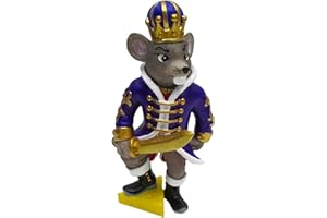 Nutcracker Ballet Gifts, Ballerina Christmas Tree Ornaments, Resin Nutcracker Ballet Decorations, Xmas Baubles for Holiday Home Décor, 4 Inch, Mouse King