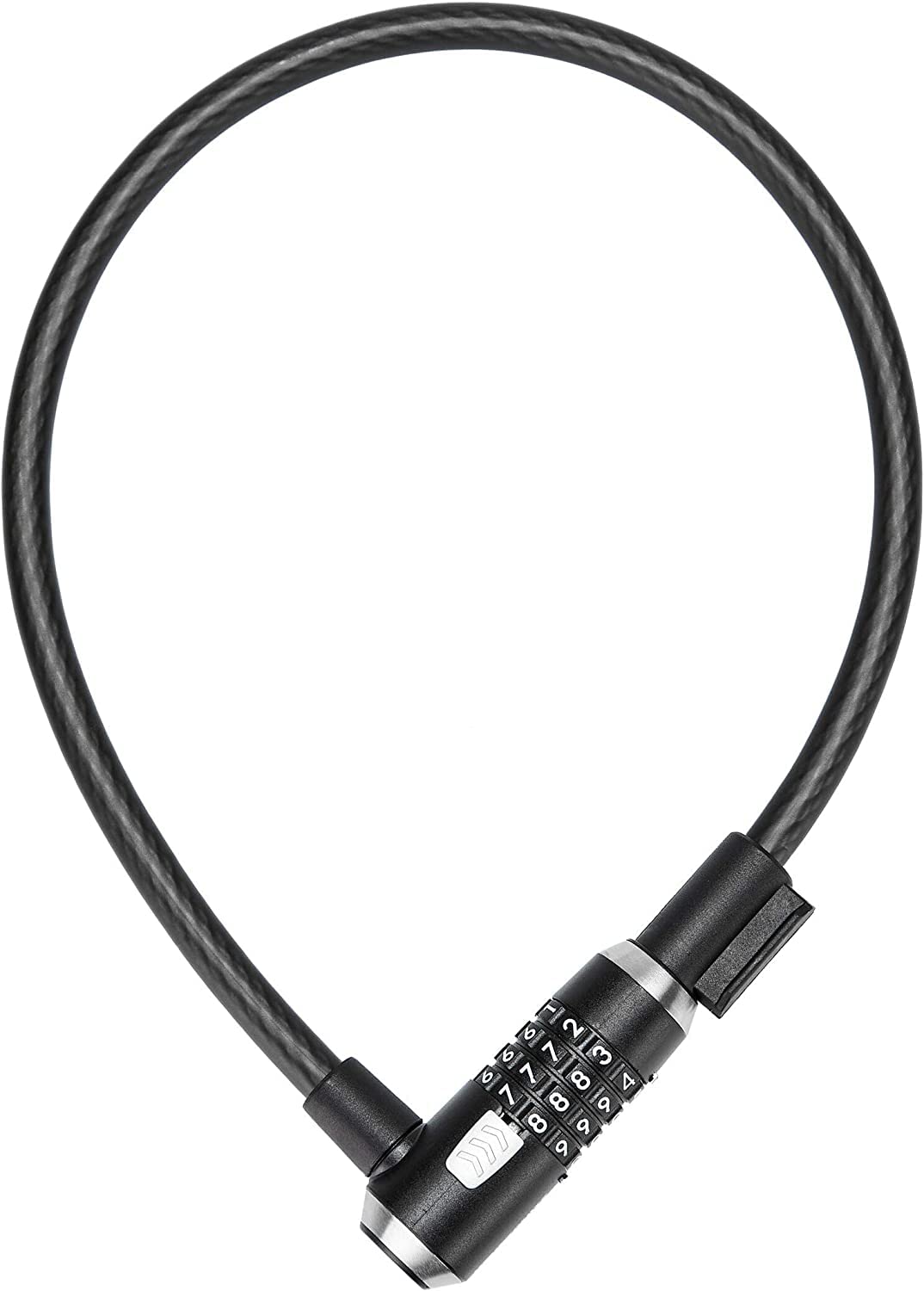 Photo 1 of Kryptonite KryptoFlex Bike Lock Cable, 2FT/6FT/10FT Long 12mm Thick Heavy Duty Braided Steel Cable Anti-Theft Security Lock for Outdoor Equipment, Combination/Key Bike Lock, Black