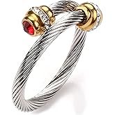 Dorriss Birthstone Rings for Women Cable Nail Ring Open Adjustable Stackable Cubic Zirconia Vintage Designer Fashion Jewelry Girlfriend Wife Mom Special Personalized