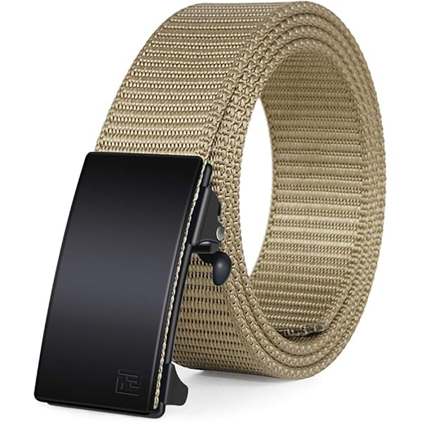 Casual Nylon Belts for Mens Women, Adjustable Double D Ring