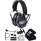 FMATAL GEAR 2026 AMP NRR 26dB Digital Tactical Headset | Pickup Noise Reduction Communication Hearing Protection Earmuffs