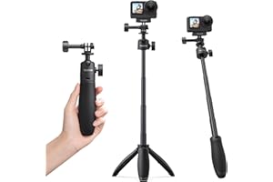 TELESIN 18.1'' Mini Selfie Stick Tripod for DJI OSMO Nano Action 6 5 4, GoPro Hero 13 12,Insta360 X5 X4 Ace Pro Camera Access