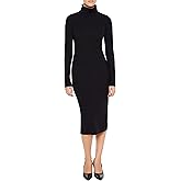 Forever 21 Womens Turtleneck Midi Sweater Dress
