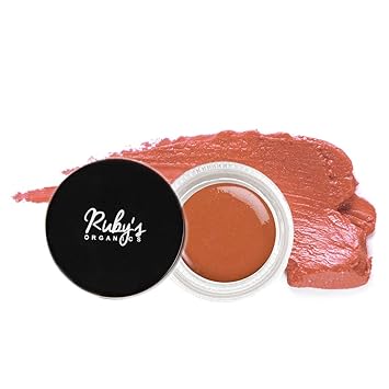 Ruby's Organics Creme Blush & Lip Stain, Tan, 9g