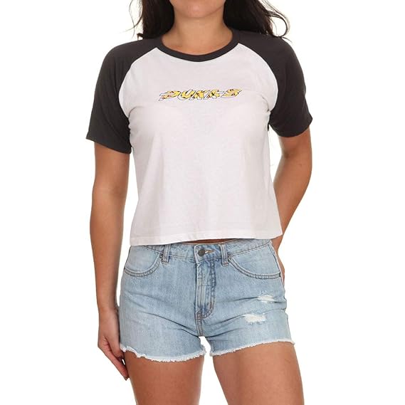 Suffer t-shirt blue sleeves leopard letters