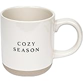 Sweet Water Decor Cozy Season Stoneware Coffee Mug | Fall and Winter Novelty Coffee Mugs | Microwave & Dishwasher Safe | 14oz Coffee Cup | Holiday Gift