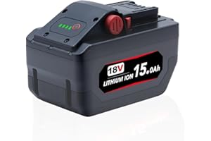 15000A 18V Batteries Replace for Milwaukee M18 Battery Compatible with：Milwaukee Battery