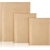 Yeyeplum 50 Pcs Kraft Bubble Mailers 3 Size Padded Envelopes, Natural