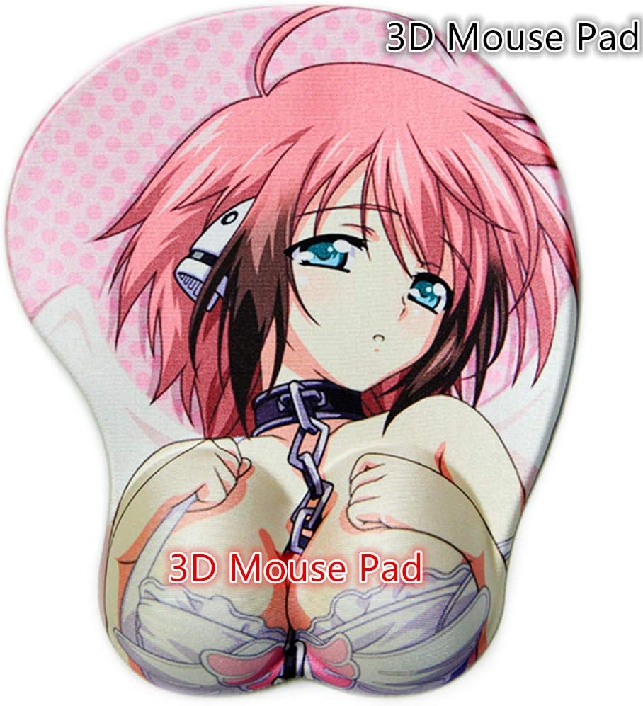 Ergonomic Mouse pad with Wrist Support - 3D Photo Gel Wrist Support Mouse Pad (Picture C)