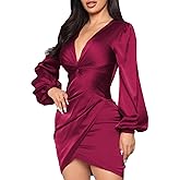 LightlyKiss Women's Wedding Guest Dress Twist Front Formal Party Cute Dress Women Front Formal Party Cute Dresses