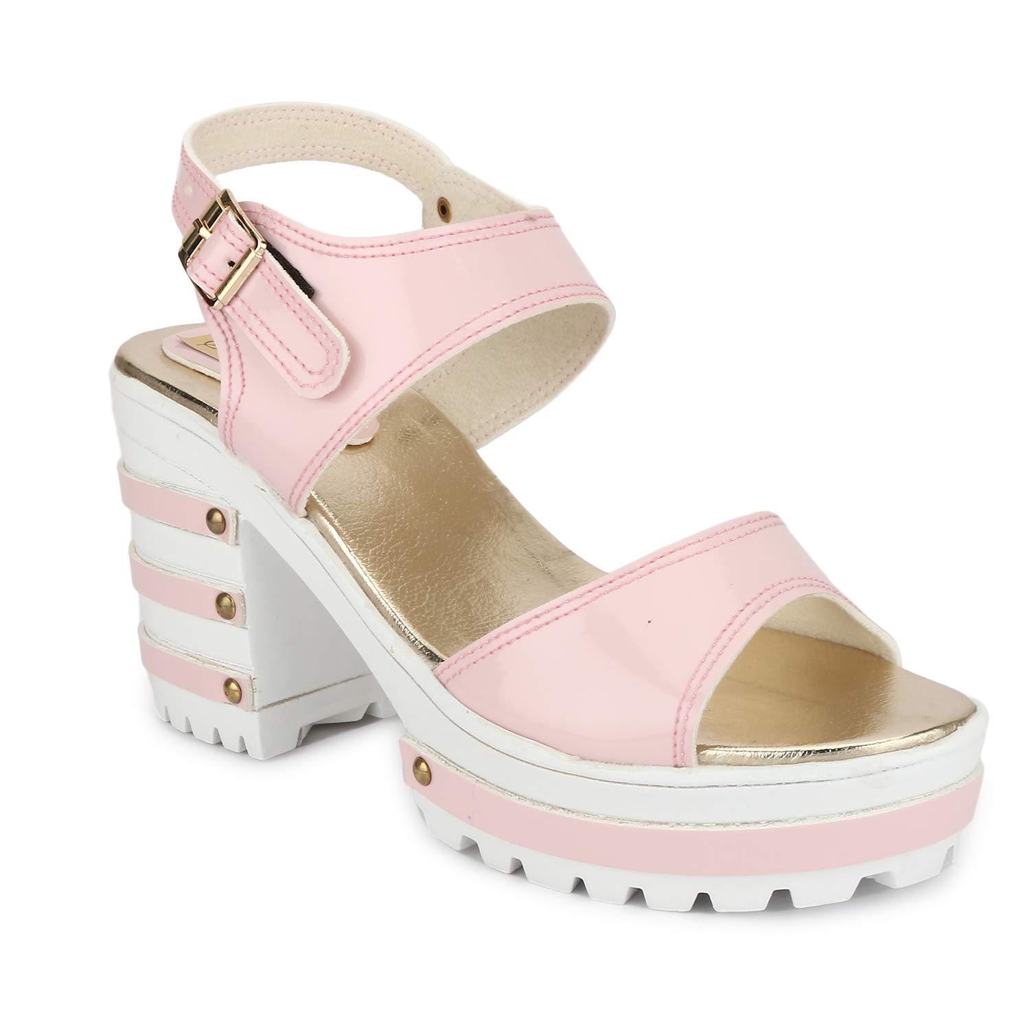 shofiee women's block heel wedge