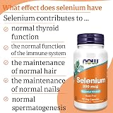 NOW Selenium 200mcg 90 Vegan Capsules Lab Tested Gluten Free Soy Free Vegetarian view 4