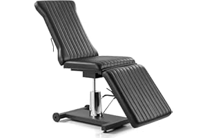 TATARTIST Tattoo Chair for Client Hydraulic Tattoo Bed 360 Swivel Esthetician Bed Beauty Massage Table Adjustable Height and 