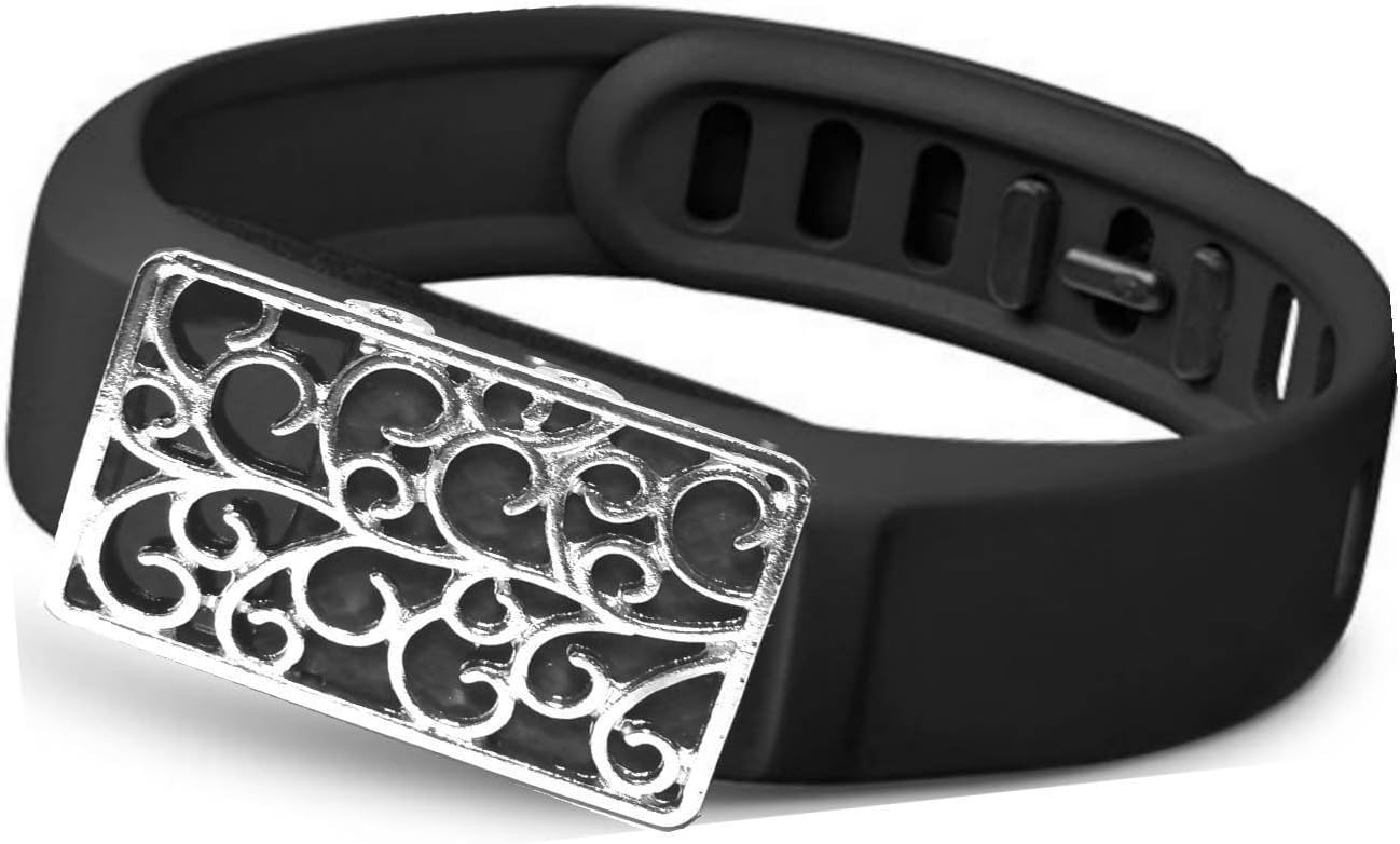all4fit Fashion Fitness Band Bling Jewelry Accessory Charm for Garmin vivofit 3/2/1 hr vivosmart hr Activity Tracker (ONLY Bling Accessory, no Bands, NO TRACKERS)